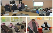 المساعد للشؤون المدرسية في تعليم #حائل يزور مدرسة تحفيظ القرآن بـ #جبة