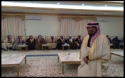 رئيس مركز إمارة #جبة الشيخ بدر بن حجر بن ناحل يستقبل عددا من الشيوخ والأعيان في جبة