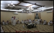 بالصور| "إنزالة" منزل التيهي حمد الرمالي الجديد وإقامة مأدبة عشاء بحضور جمع غفير