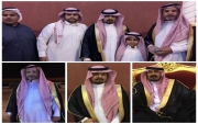 "بالصور" ابناء سلطان الحزوم "يرحمه الله" يحتفلون بإخيهم/ محمد عريساَ