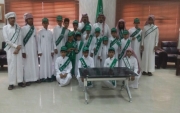 زيارة طلاب مدرسة تحفيظ القرآن بجبة لمركز إمارة #جبة ضمن إحتفالات اليوم الوطني