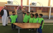 النشاط الرياضي في مدرسة طارق بن زياد في #جبة تقيم دوري الصفوف*الأولية