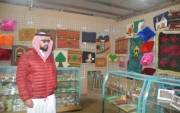 خلال زيارته لجبة سمو الأمير سلطان بن فهد آل سعود يزور معرض تنمية #جبة الإجتماعية في قصر النايف الأثري