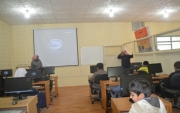 تدريب طلاب مدرسة طارق بن زياد ب #جبة على الحاسب الآلي بالتعاون مع تنمية جبة الاجتماعية