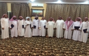 الشيخ موفق المرعيد يكرم لجنة تنمية جبة الإجتماعية وفريق عمل حفل الخريجين