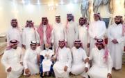 محارب السرطان الطفل فهد سعد الحمود يستقبل رئيس مركز جبة ورجلا الأعمال " العمّار" و" السنيد "
